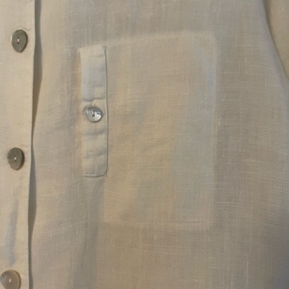 PA Company Boston Gorgeous Linen Button Down Shirt/Blazer - Picture 4 of 9